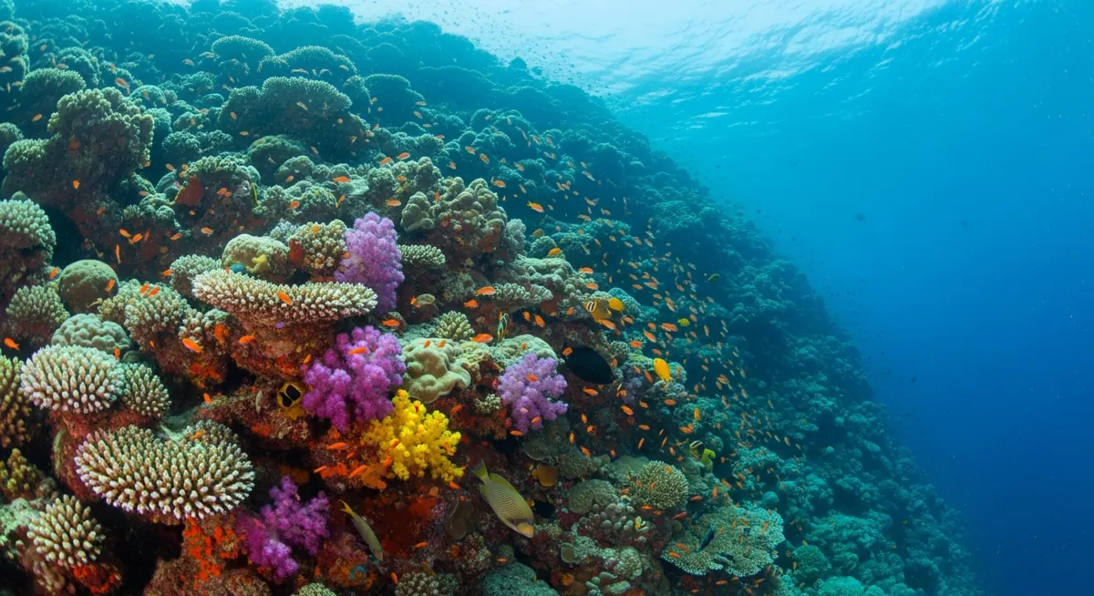 Wall diving experiences around Banda Neira